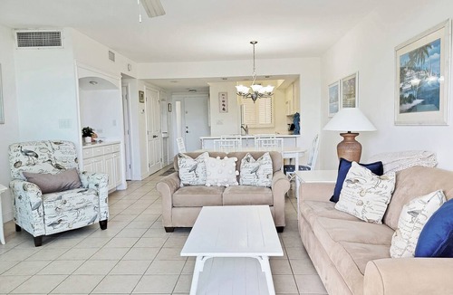 North Litchfield Beach Condo | Fourth Floor Condo across from Beach Access, Balcony, Pool, Grill Area, Elevator