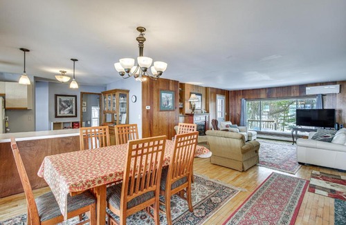 Waupaca House | Group Friendly! Riverfront Waupaca Retreat w/Yard