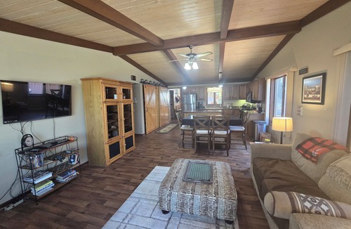 Spooner Cabin | Heated Swimming Pool, 3-Bedroom 2-Bath Lake Home, AC, WiFi, Dock Access, Spooner