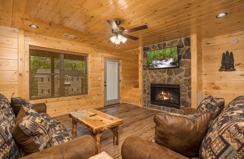 Chalet Village Ski Chalet | Hidden Gem Cabin for up to 10 with Wi-Fi, game room, hot tub and swim spa, close to town, private