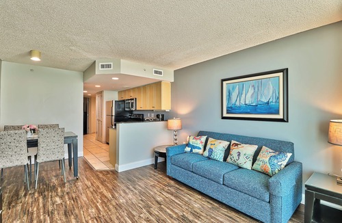 Downtown Myrtle Beach Condo | HOT SALE: 2026 Newly Renovated/Wake Up to Waves Lux Direct Oceanfront 1BR/Pools
