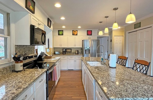 Lake Lure House | Lakefront Rumbling Bald Retreat, HotTub, Kayaks, SUP's, Floating Dock