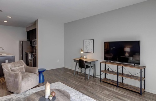 Grove City Apartment | Landing | Modern 1BD, Yoga Studio, Gym