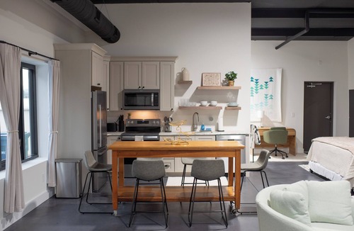 Wilkesboro Apartment | Loft on Moravian- Modern Industrial Loft