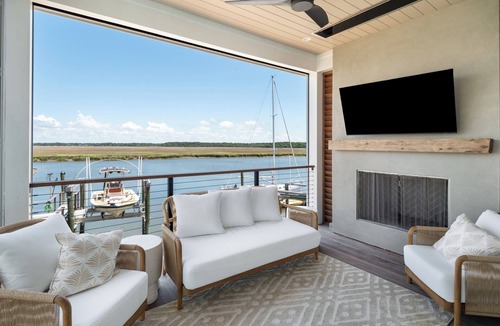 Ocean Ridge House | LUXURY 5 BR WATERFRONT RETREAT ON EDISTO BEACH W/PRIVATE POOL & DEEPWATER DOCK