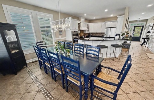 Saint Helena Island House | Luxury ADA-Friendly Marshfront Home | 2 Six Seater Golf Carts with Beach Access ADA Stickers, Game Room, Elevator