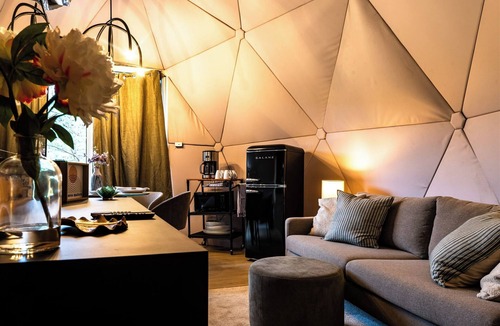 Pikeville Cabin | Luxury Glamping Dome - Clifftop Private Hot Tub - Sequatchie Valley Views
