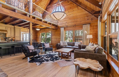 Banner Elk Cabin | Luxury Lodge w/Views, Hot Tub, Game Rm, Fire Pit