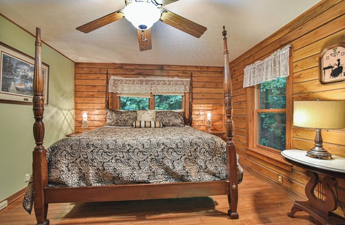 Candler Cabin | Magic Mountain Lodge; Magnificent Custom Built, FREE WiFi, Hot Tub, Fence Yard