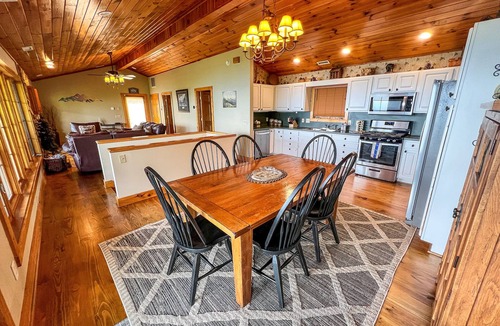 West Jefferson Cabin | Mountain Getaway w/Hot Tub, Game Room & Views Near West Jefferson & Boone