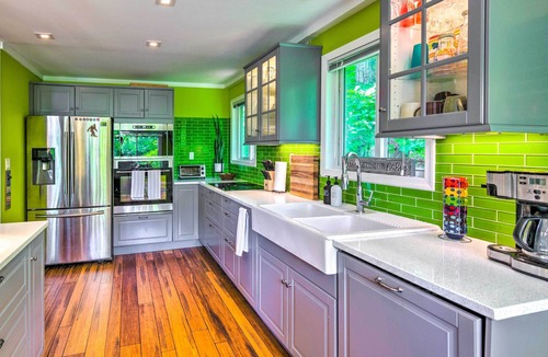 Lake Lure Cabin | Mtn-View Gem in Lake Lure w/Game Room & Fire Pit