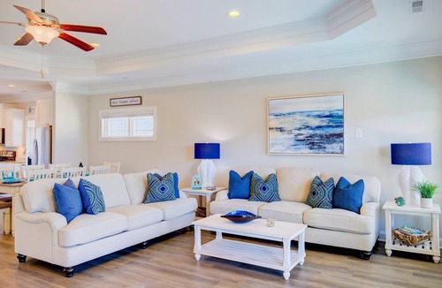 North Topsail Beach House | Multi-level duplex with beautiful ocean and Intracoastal views, elevator & pool