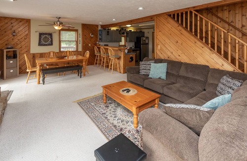 Paradise Point House | Nimba Cabin: Lake Access, Dogs Welcome, Hot Tub, Fire Pit, Pool Table!