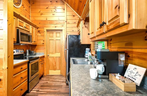 Black Bear Falls Cabin | Peaceful Pond Escape | Hot Tub | EV Charger