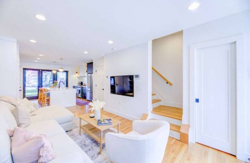 Pendleton House | Pendleton Home with private backyard and firepit