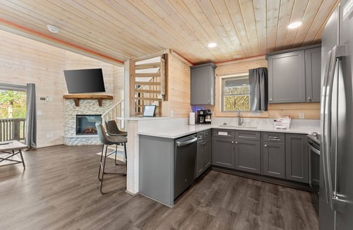 Cleveland Cabin | Pinnacle Suite Treehouse- Cedar Creek Rentals LLC