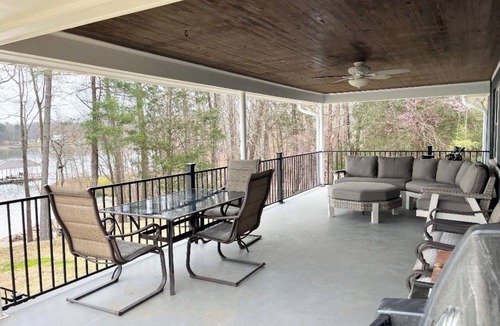 Lavonia House | Plenty of Deep Water at our Private Dock! Waterfront home w/Beach, Pet-Friendly