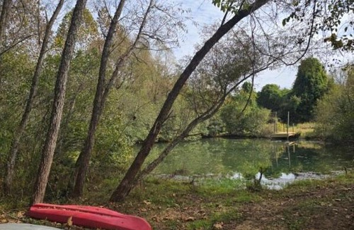Louisville House | Pondside Cabin - 20 Peaceful Acres with Creek View
