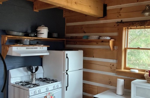 Edray Cabin | private cabin in with fireplace & hot tub. Located close to Snowshoe.