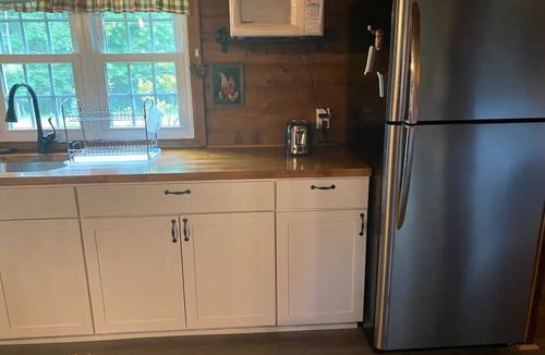 Great Cacapon Cabin | Quiet Log Cabin with private river access and hot tub