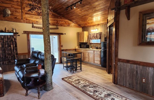 Clearfield Cabin | Relaxing 1-bedroom cabin overlooking duck pond in charming West Liberty