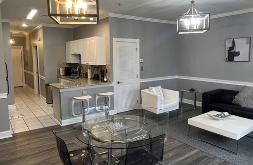 Charlotte Condo | Relaxing Now and Zen: Modern Condo, Near UNCC, PNC Pavilion, Pool, 5 Min to Dining, Shops, +15% off!