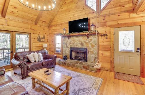 Cherry Log House | Secluded Cherry Log Cabin w/Hot Tub + Swings!