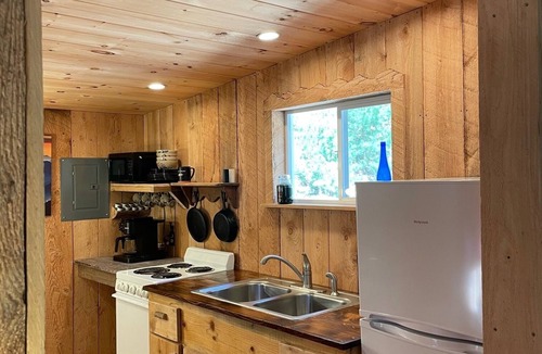 Vein Mountain Cabin | Secluded Mountain Cabin on Private Pond · Fireplace · Hiking Trails · WiFi