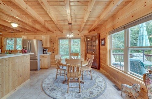 Bostic Cabin | Serene Cabin w/Deck & Fire Pit in Blue Ridge Mtns