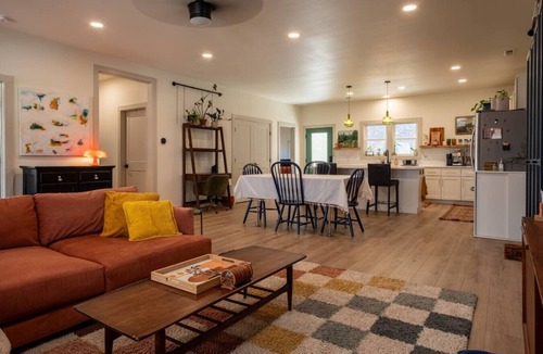 Leicester House | Serene Leicester Cabin 20 Min to AVL, Hot Tub, Fire Pit & Mountain Views