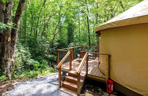 Balsam Grove RV Rental | Serene Yurt Retreat near Pisgah National Forest in North Carolina
