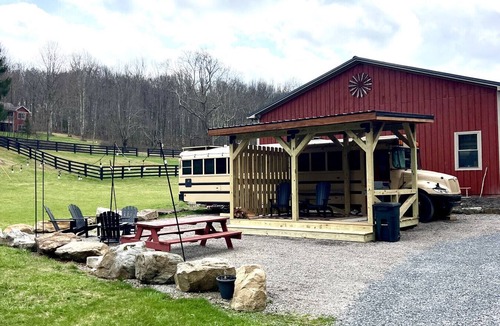 Crellin House | Skoolie Season - A Romantic Bus Escape on a Farm