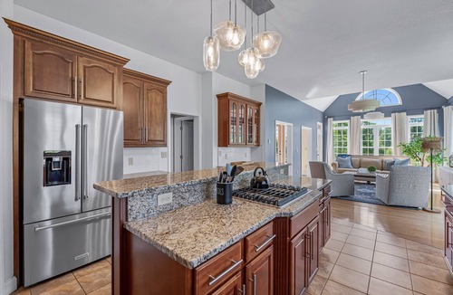 Weaverville House | Sleeps 18! Year-round Swim Spa~Hot Tub~Movie room~Firepit