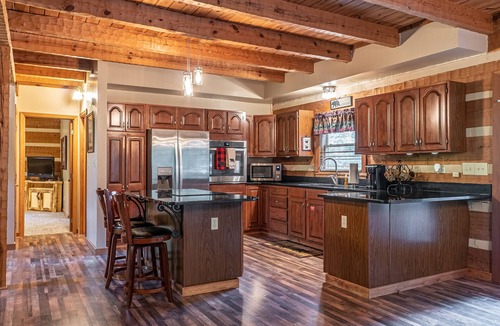 Sevierville Cabin | Sleeps 8- Private and Spacious 2200 sf cabin on 1.2 acres with large game room.