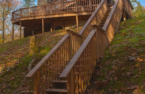 Sevierville Cabin | Sleeps 8- Private and Spacious 2200 sf cabin on 1.2 acres with large game room.