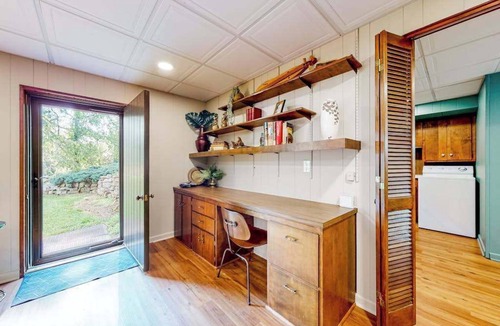 Flat Rock House | Spacious country home with firepit, patio, foosball, amazing views, & W/D