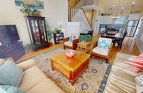 Savannah Beach House | Spacious retreat located one block from the beach + private pool!