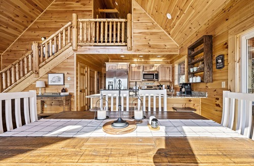 Sevierville Cabin | Spring Deals with March, April, & May Dates Smoky Mtn Cabin: Game Room/Hot Tub