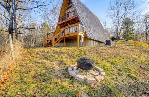Piney Creek House | Steps to State Park! A-Frame Cabin in Piney Creek