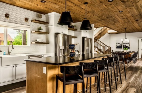 Chalet Village North Cabin | Swim Spa/Views/Gameroom/Theater/Luxe Design - Rabbit Run