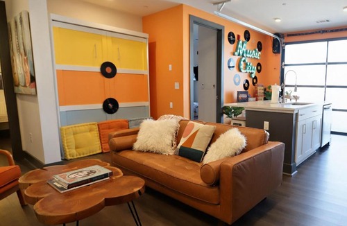 Rolling Mill Hill Apartment | The Muse - Modern 2BR Condo with Private Balcony and City Rooftop Access