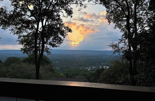 Hixson House | The VIEW ! Beautiful house on Big Ridge with spectacular view from front porch!