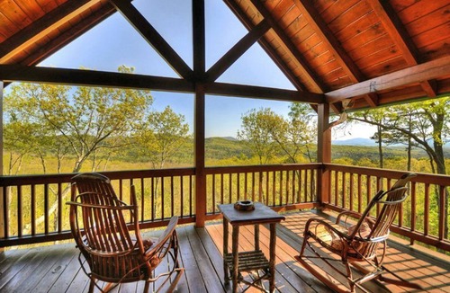 Morganton House | Three Spring Lodge - 180° Mountain Views · Hot Tub · 3 King Suites · Sleeps 8