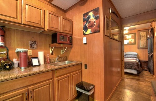 Cherokee Cabin | Tiny House for Two with Outdoor Tub near Great Smoky Mountains in Cherokee, North Carolina
