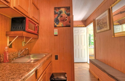 Cherokee Cabin | Tiny House for Two with Outdoor Tub near Great Smoky Mountains in Cherokee, North Carolina