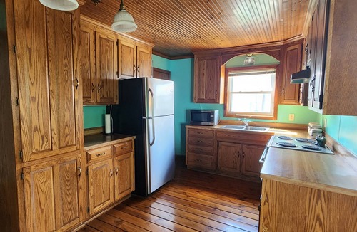Benton Apartment | Tranquil Waterfront setting! Gorgeous view from deck Firepit