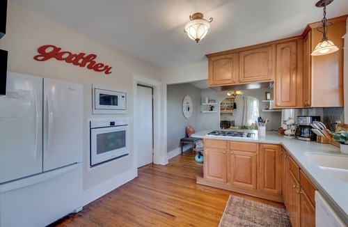 Lockeland Springs House | Treat yourself to this 4BR/2BA 1930s brick Tudor that exudes pure Southern charm