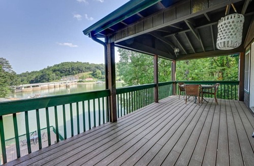 Sunset Cove House | Ultimate Lake Lure Vacation Home with Boat Dock