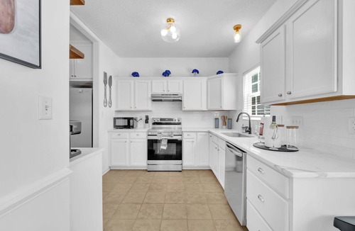 Prosperity Church Road House | Updated University Area Home with Hot Tub Near Charlotte Your Perfect Retreat!