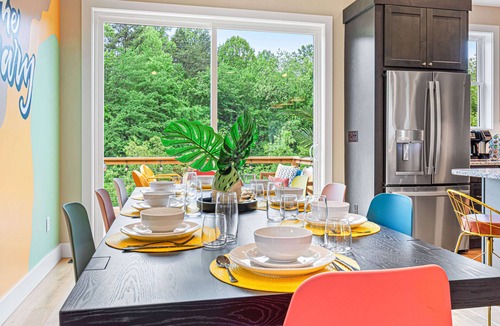 Leicester House | Vibrant Asheville: Hot Tub, Sauna, Games